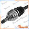 Demi-Arbre de Transmission MTM gauche pour OPEL | NPW-PL-157, 17-0279